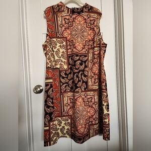 Sharagano Mock Neck Dress Sz 22nwt